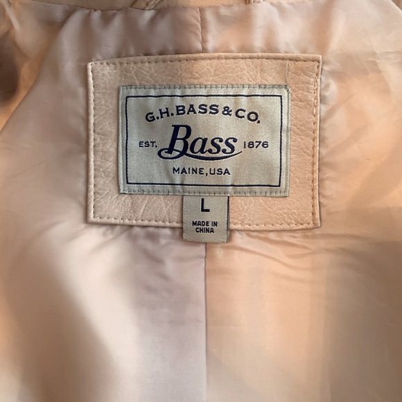 NWT Faux Leather Jacket in Blush Pink - Picture 4 of 6